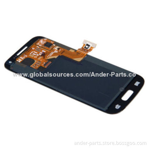 LCD display with touchscreen digitizer for Samsung Galaxy S4 Mini i9195 i9190, White/Blue